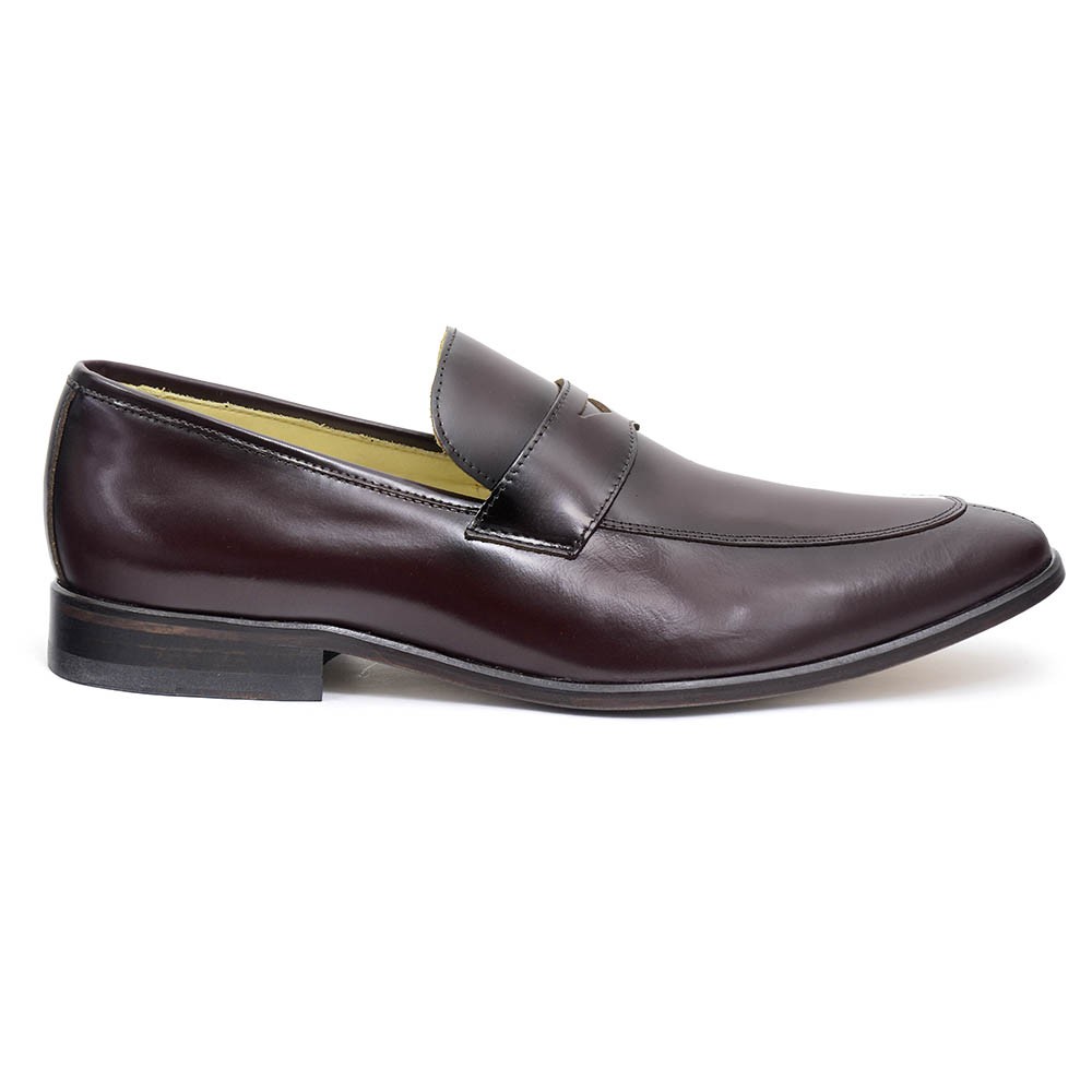 SAPATO SOCIAL LOAFER ALICANTE BURGUNDY Adolfo Turrion