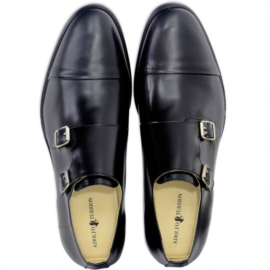SAPATO SOCIAL MONK STRAP BARLEE WHISKY | LOUIE
