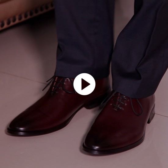 sapato oxford wholecut