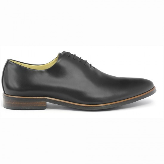 SAPATO SOCIAL WHOLECUT OXFORD MADRID PRETO - SOLA BORRACHA | Adolfo Turrion