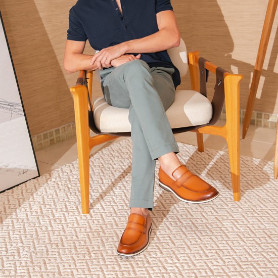 SAPATO MASCULINO LOAFER TURRE CARAMELO | Adolfo Turrion