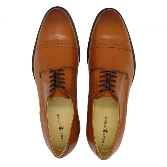 SAPATO SOCIAL DERBY ALARAZ CARAMELO (ENGLISH TAN) | Adolfo Turrion