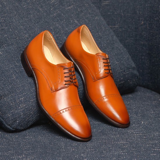 sapato social cor caramelo