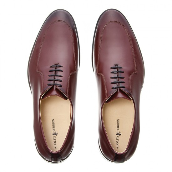 SAPATO SOCIAL MASCULINO OXFORD TEO BURGUNDY | Adolfo Turrion