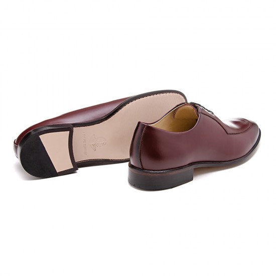 SAPATO SOCIAL MASCULINO OXFORD TEO BURGUNDY | Adolfo Turrion